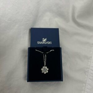Swarovski Astrid Silver Flower Pendant